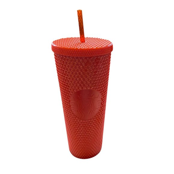 Starbucks Limited Edition Halloween 2022 Pearlized Studded 24 Oz. Cup Orange New - Picture 5 of 8